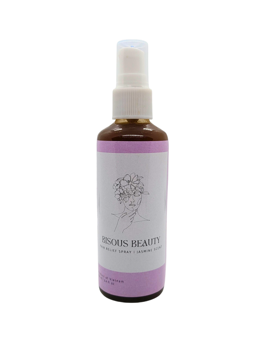 Bisous Beauty All Natural Topical Pain Relief Spray- Jasmine Scent