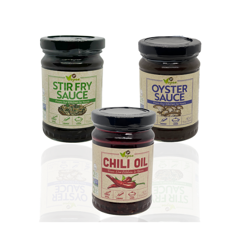 Chili Oil & Oyster Sauce & Stir Fry Sauce - 3 Pack
