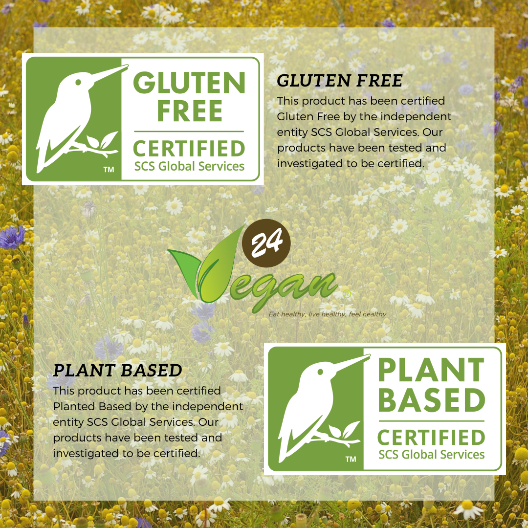 SCS Global Services Logo marks for Gluten Free and Plant Based