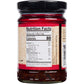 Red Chili Oil in a glass Jar with Chili Paste, red borders. 7.5oz jar - with nutrition facts