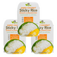 24Vegan Instant Meal Sweet Coconut Sticky Rice Dessert with Coconut Cream 3 PACK